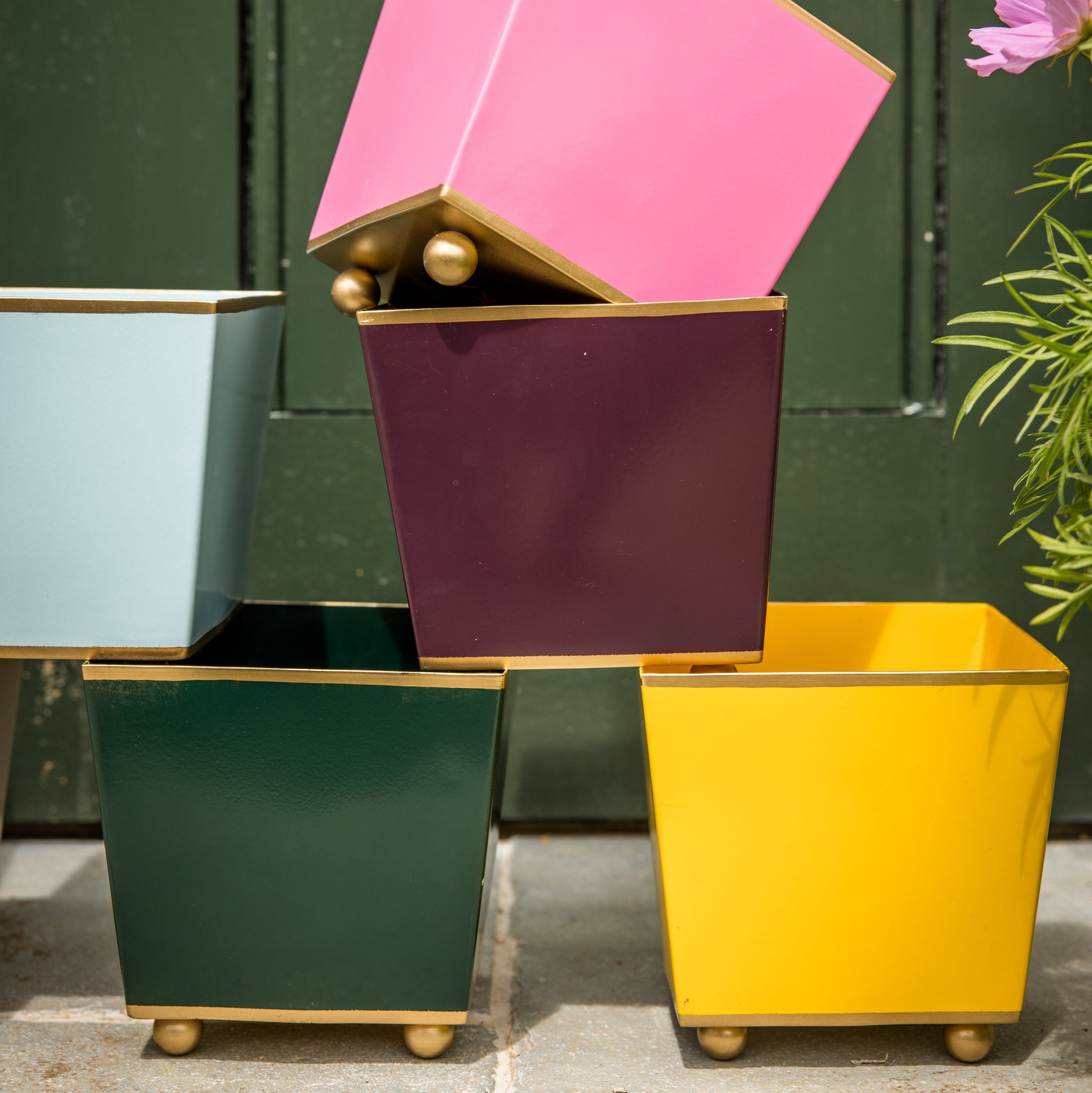 Square Planter | Small | Sunshine Yellow