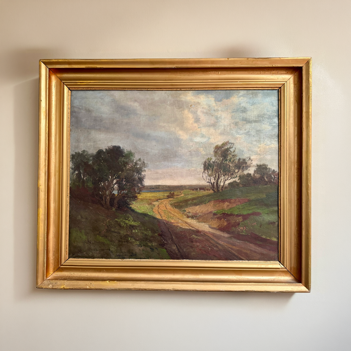 Sea Path Oil Painting