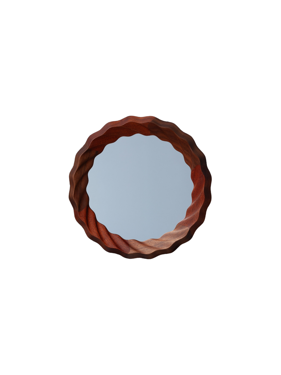 Kruller Extra Mirror | Sapele & Walnut