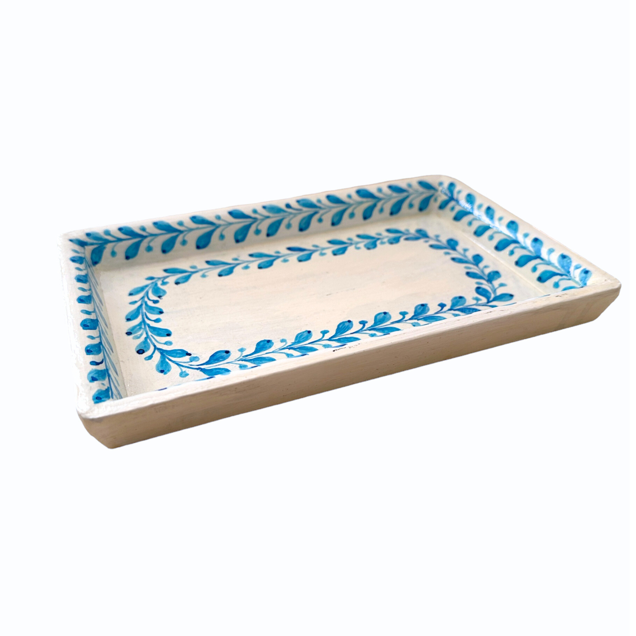 Light Blue Painted Tray