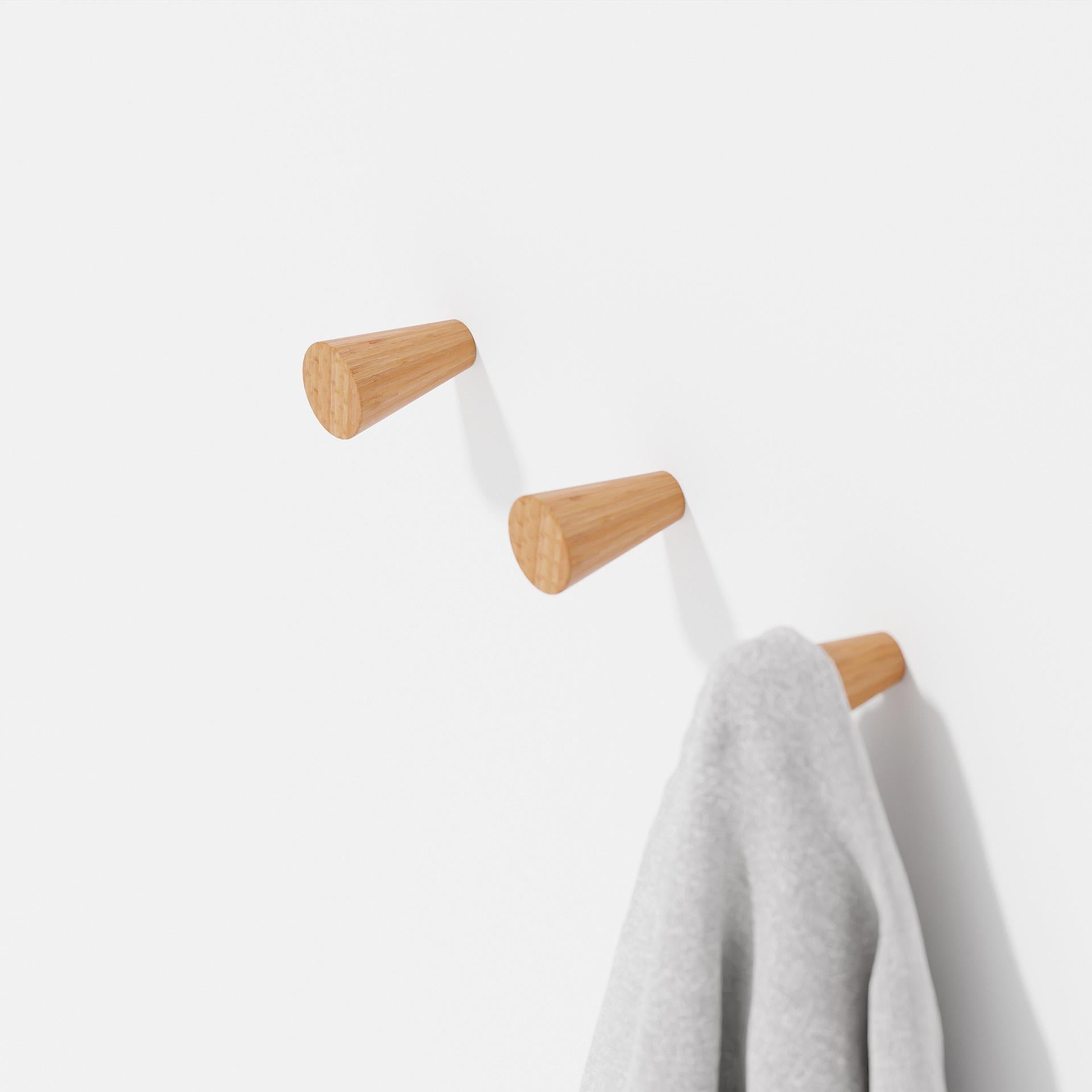 Hook pack of 2 - Bamboo