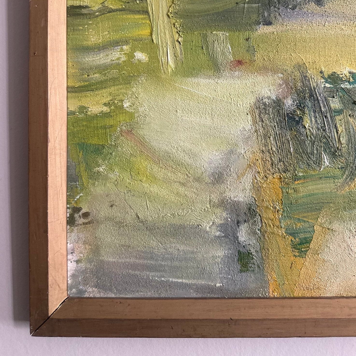 Abstract Island Oil Painting