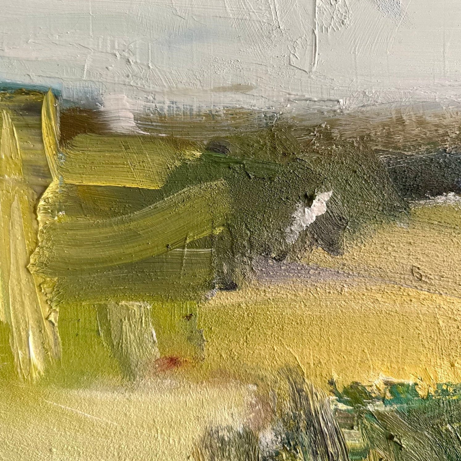 Abstract Island Oil Painting