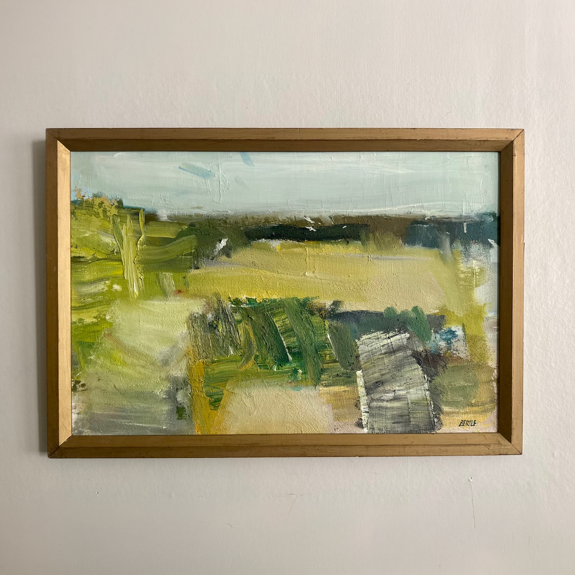 Abstract Island Oil Painting