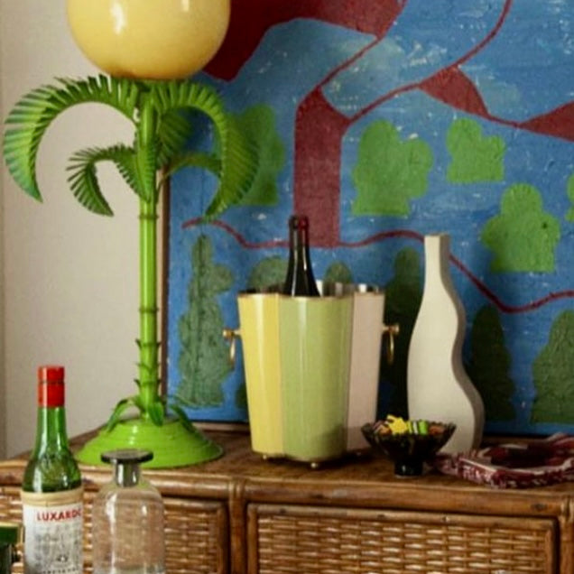 Scalloped Stripe Wine Cooler | Tutti Frutti