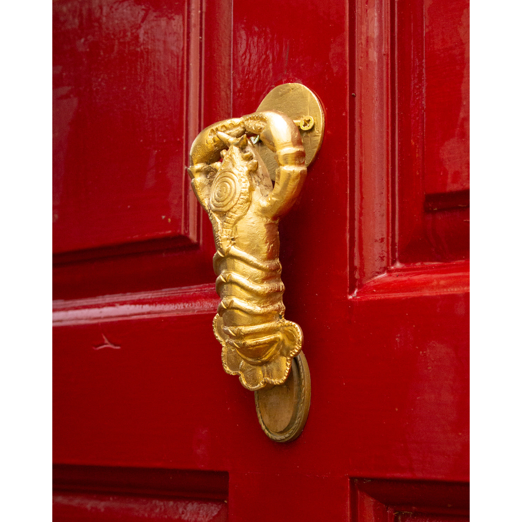 Ghanaian Ashanti Brass Door Knocker 'Lobster'