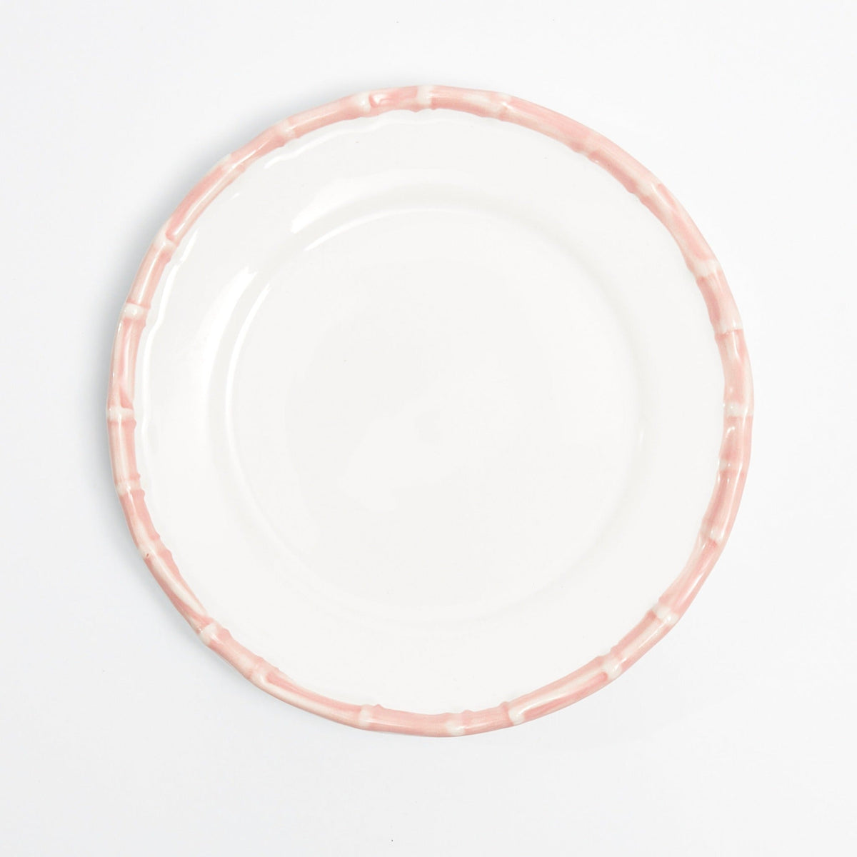 Large Pink Bamboo Dinner Plate (1 Piece)