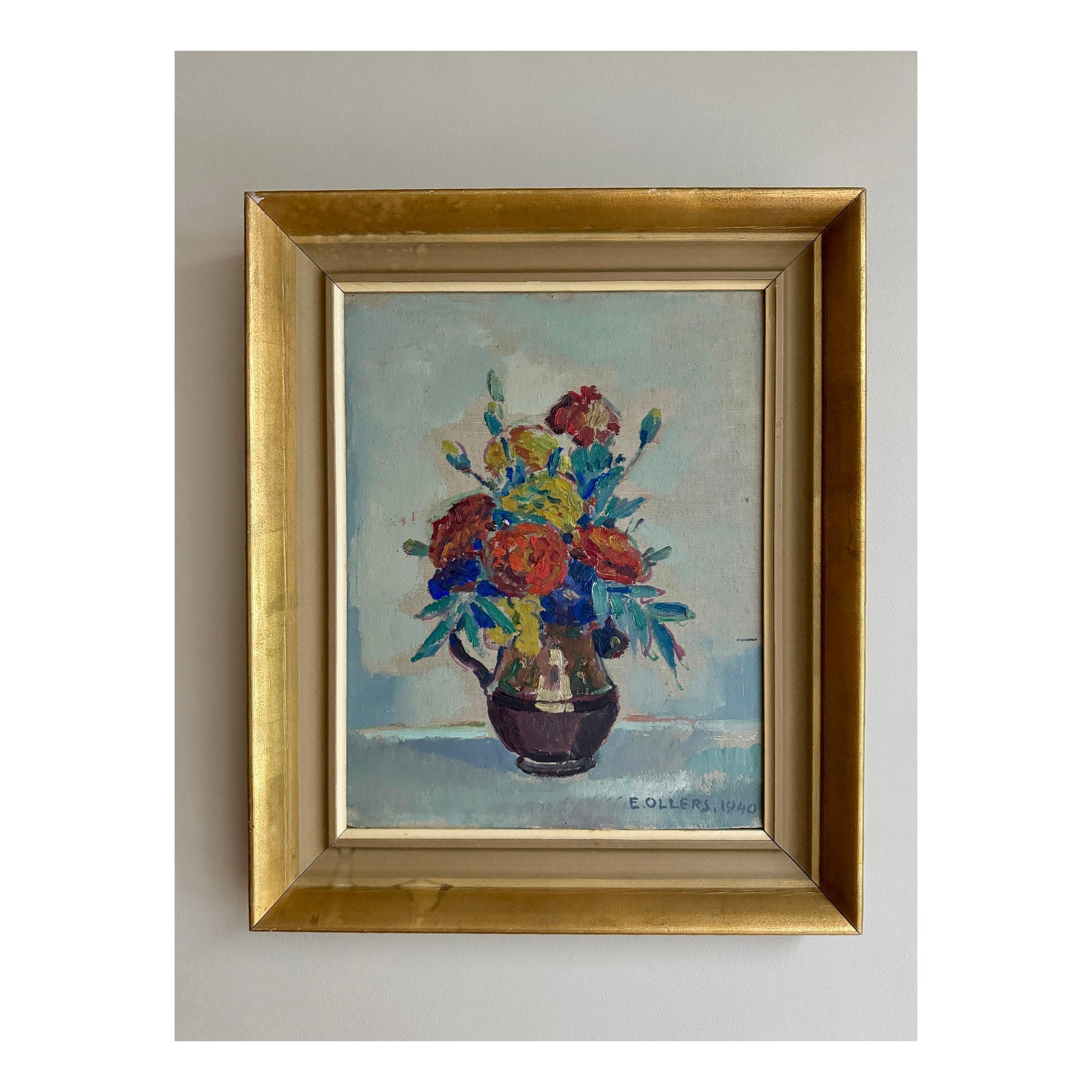 Jug of Flowers Oil Painting