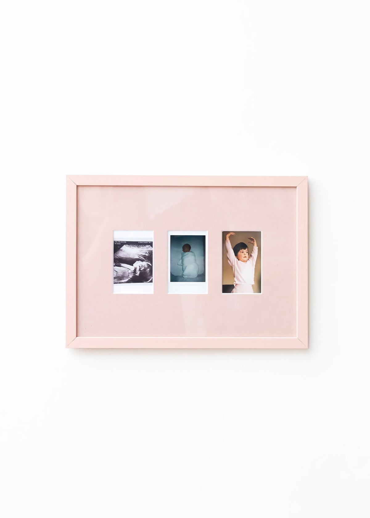 Plaster Pink A4 Instax Mini x 3 Picture Mount