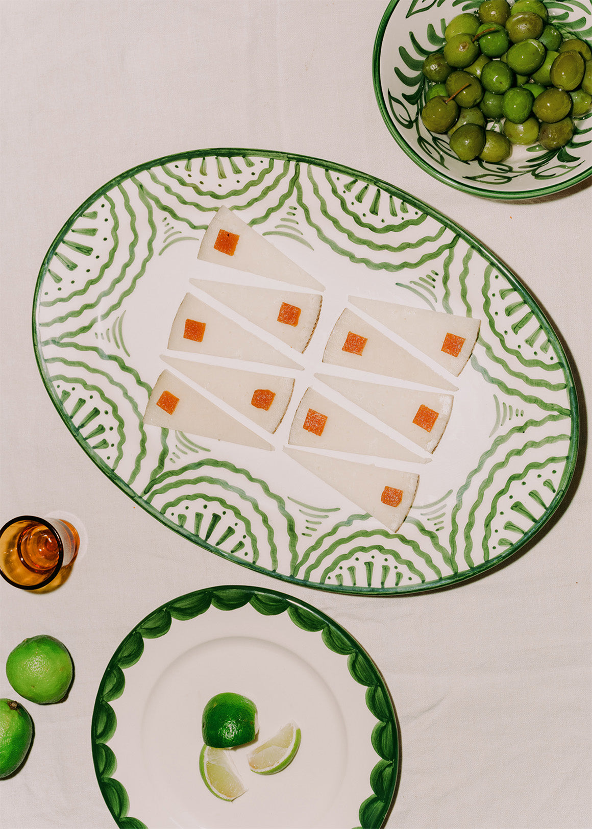 Green Scallop Side Plate | Singles & Set of 4