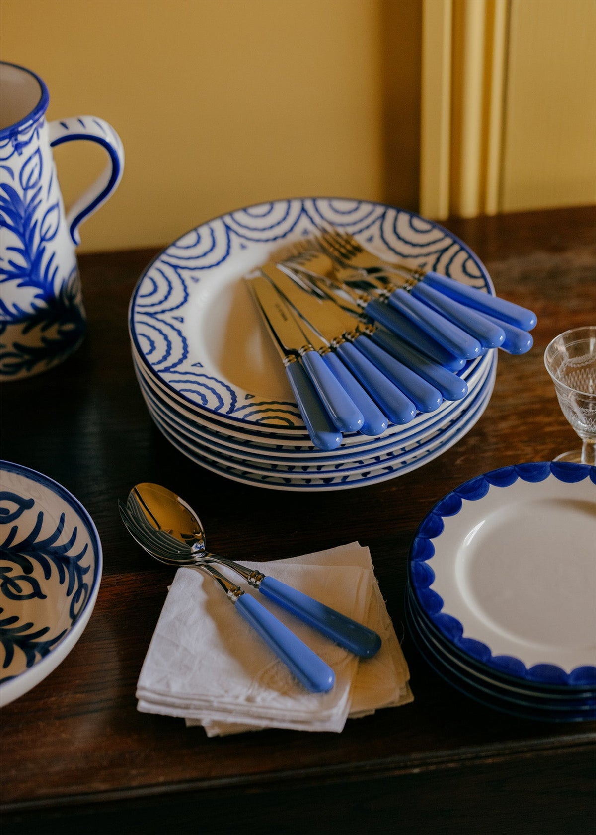 Blue Tabla Dinner Plate | Singles & Set of 4