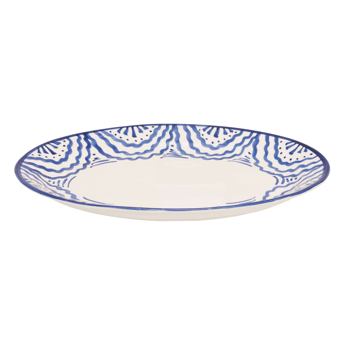 Large Blue Platter