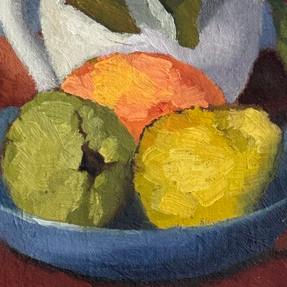 Roses & Fruit Oil Painting