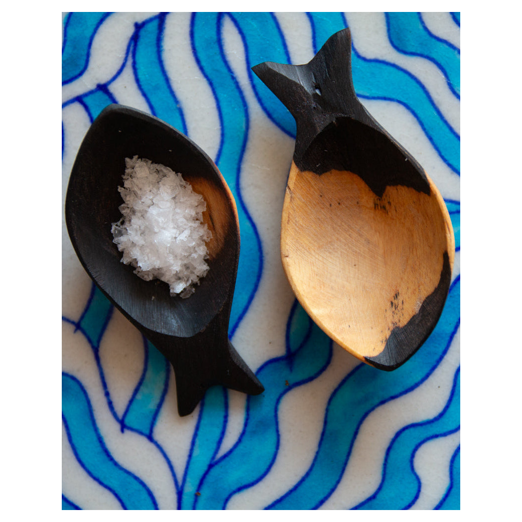 African Blackwood Fish Shaped Spoon