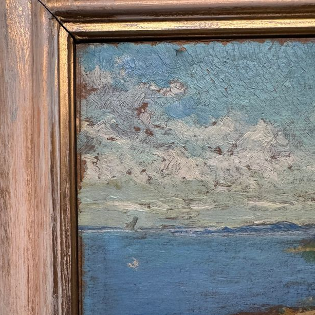 Naive Seascape Oil Painting