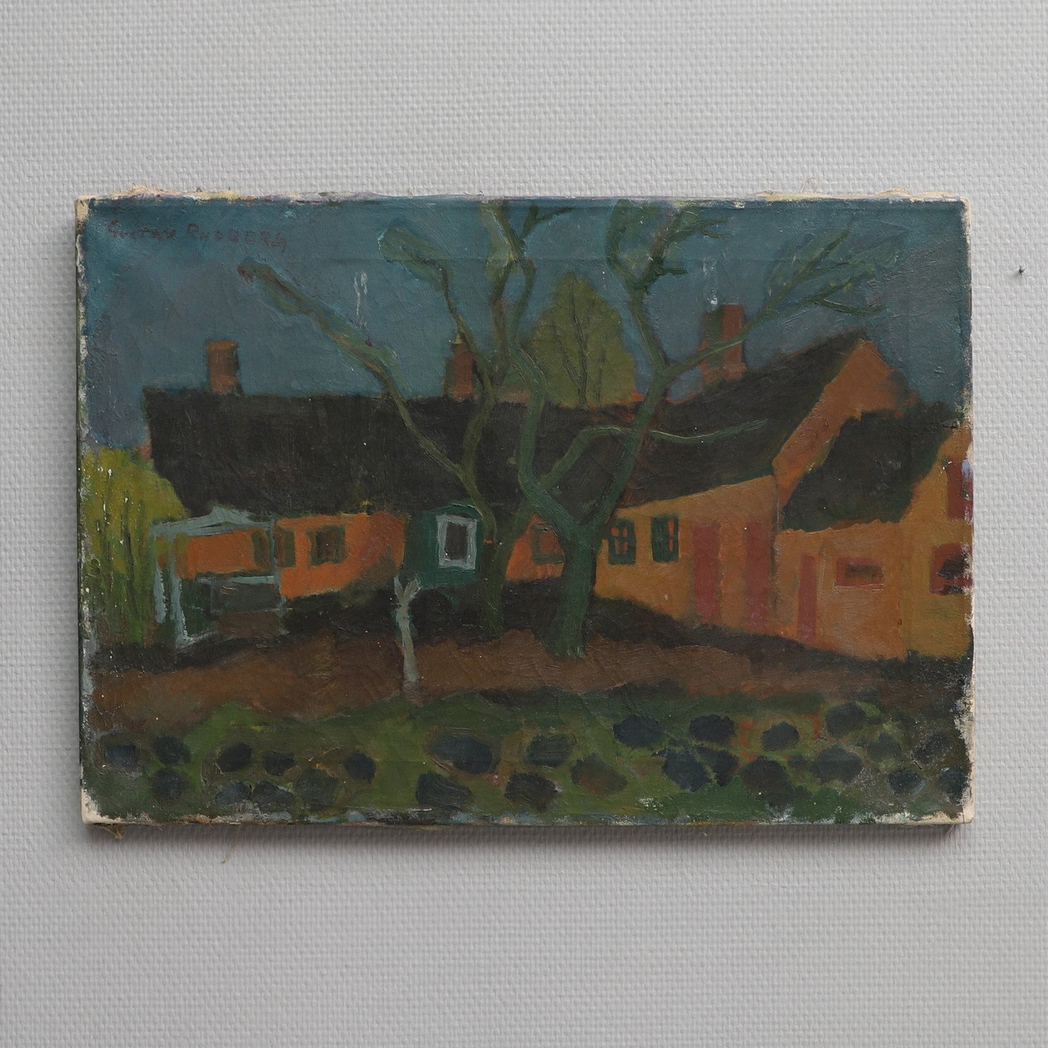 The Farmhouse Oil Painting