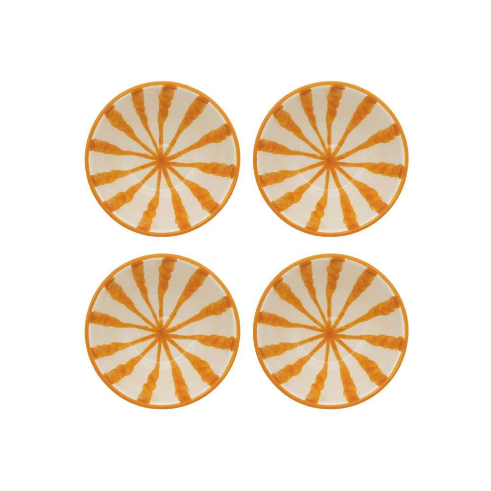 Wave Breakfast Bowls, Set Of Four