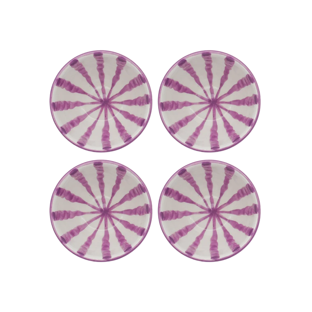 Wave Breakfast Bowls, Set Of Four