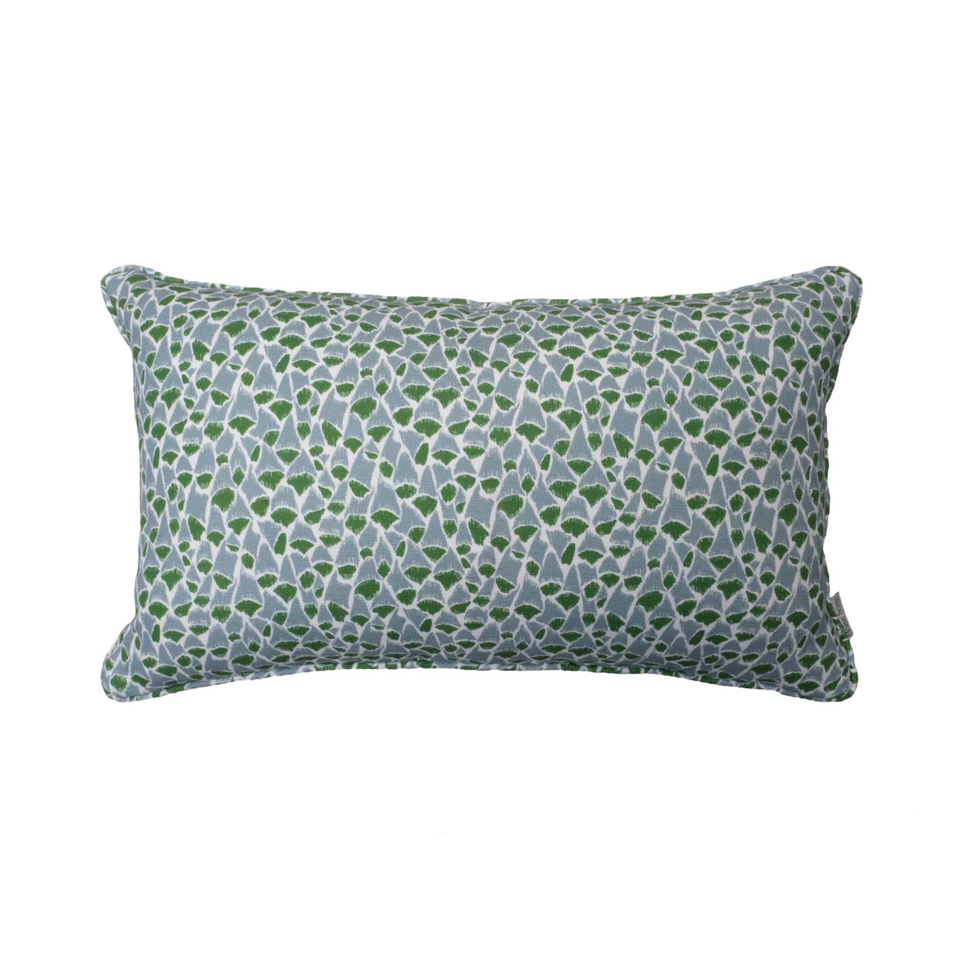 Foxglove Lumbar Cushion | Blue & Green