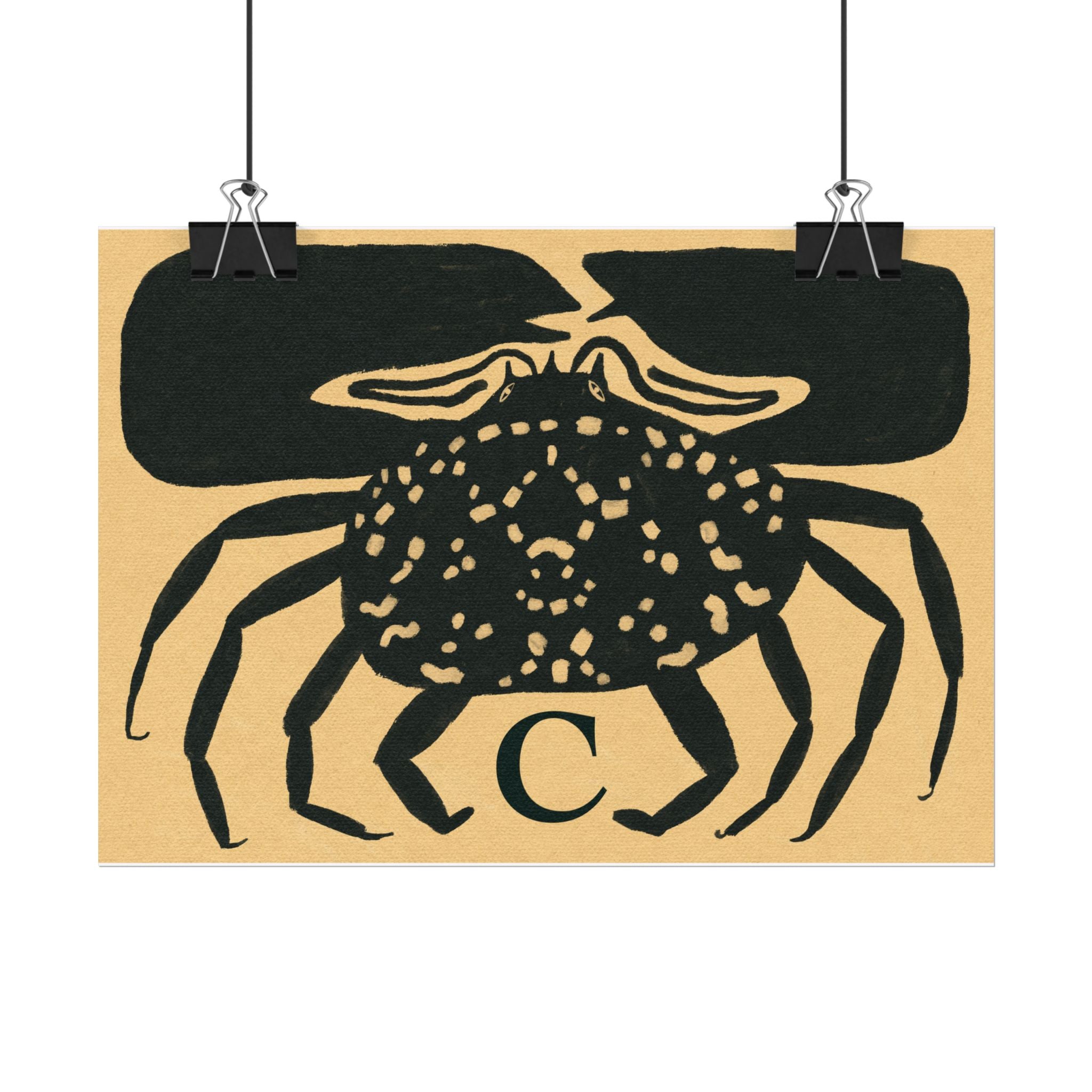 C for Crab Print