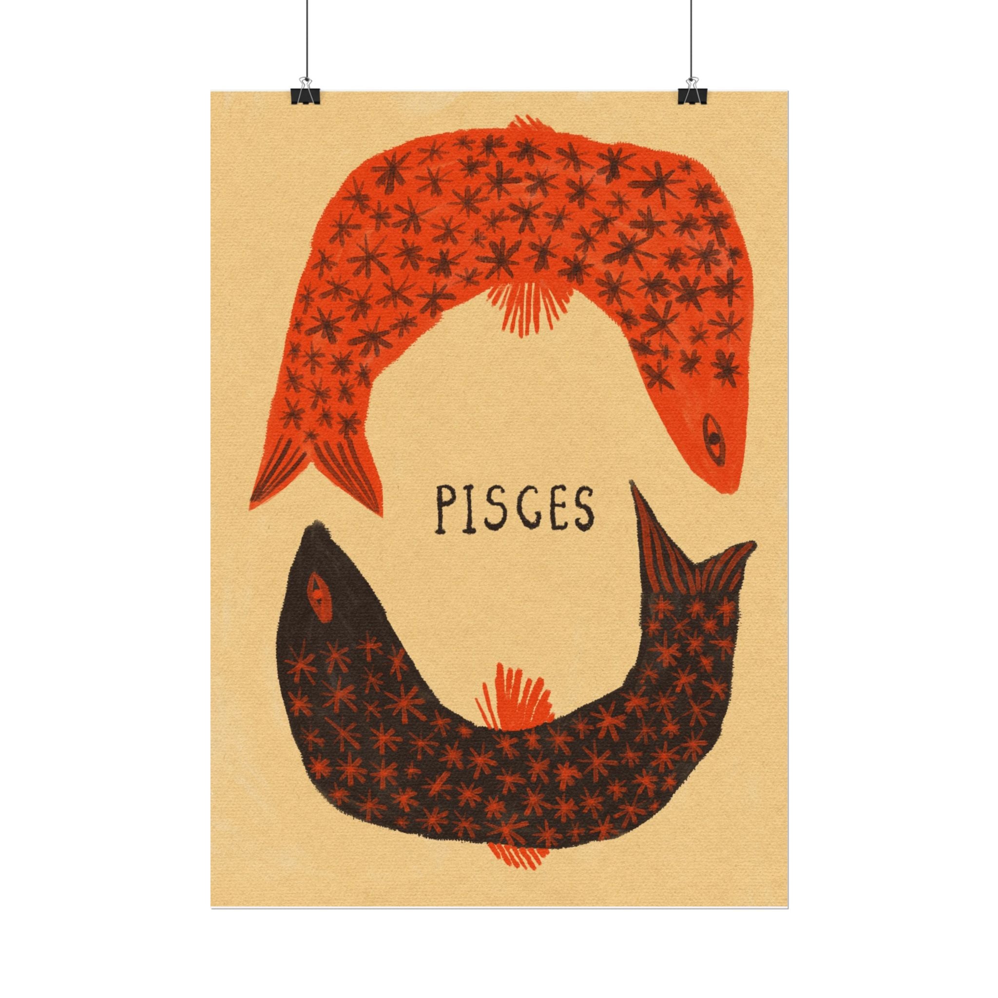 Pisces Zodiac Print