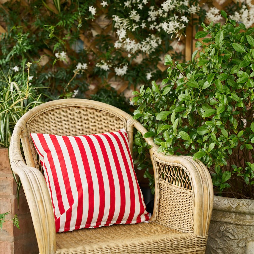 Red Stripe Cushion