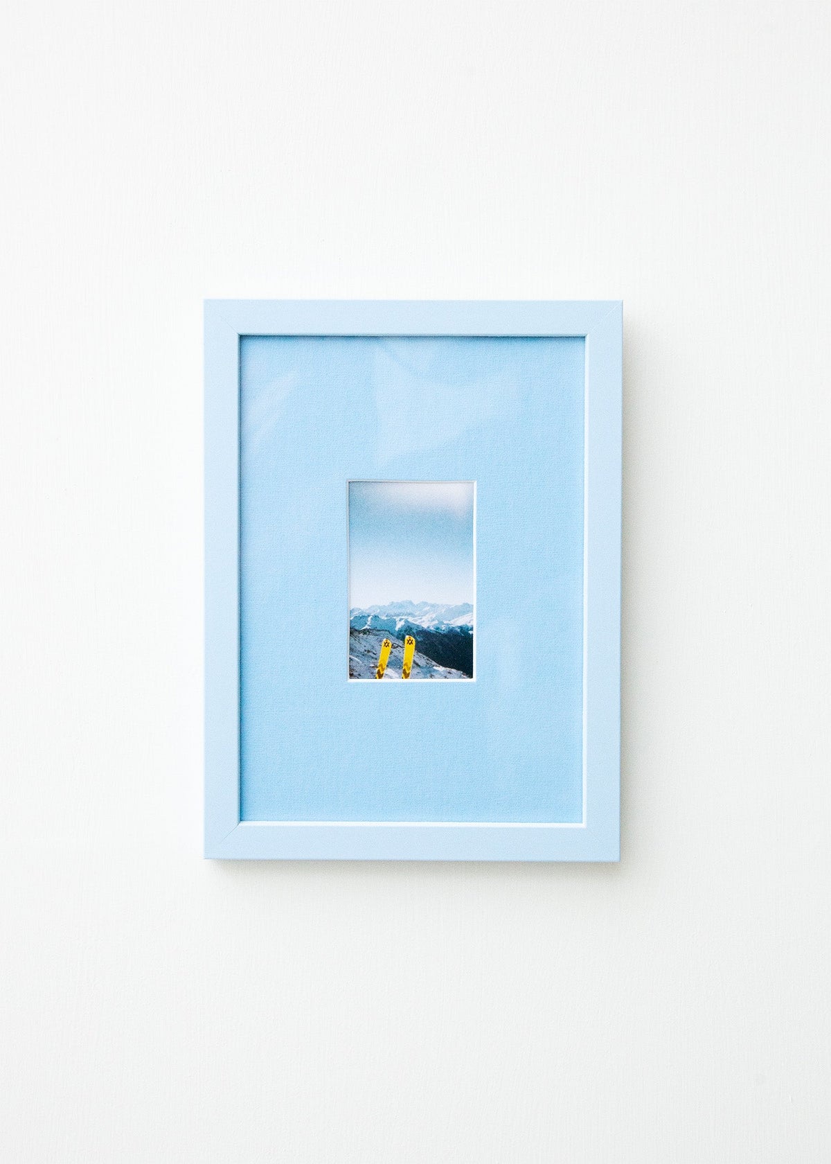 Sky Blue A5 Instax Mini Picture Mount