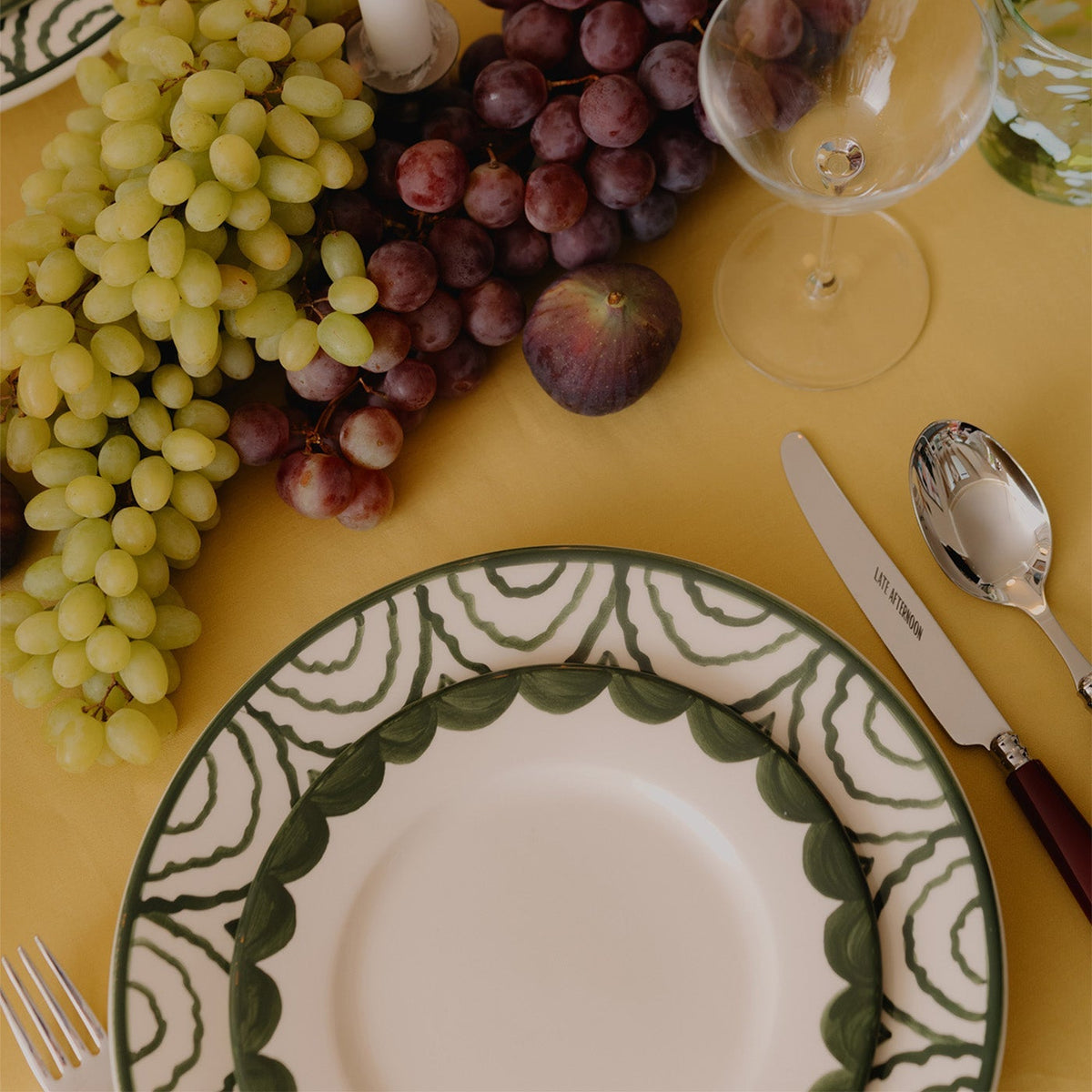 Green Tabla Dinner Plate | Singles & Set of 4