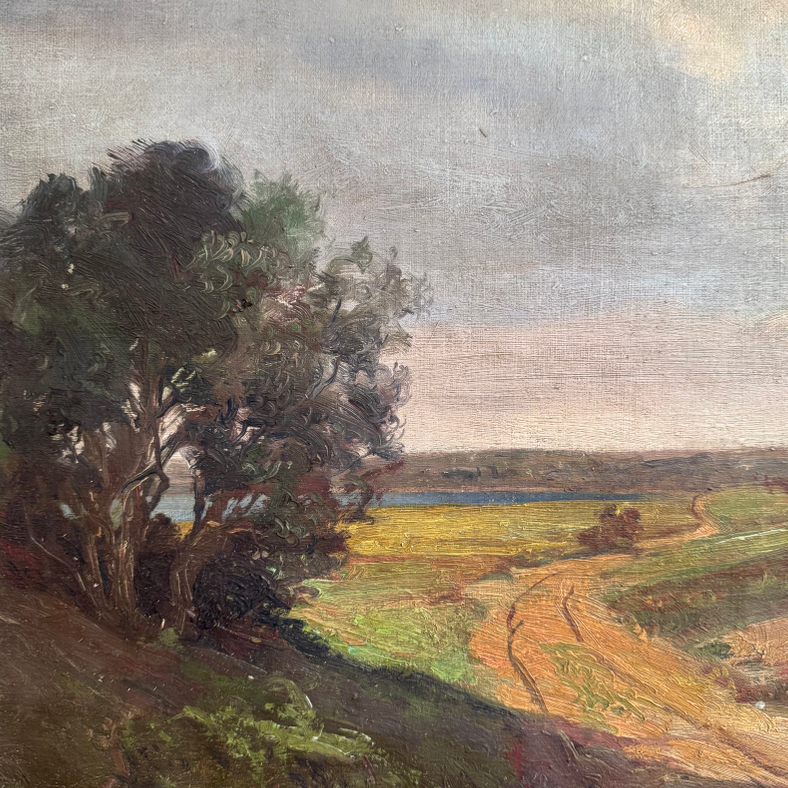Sea Path Oil Painting