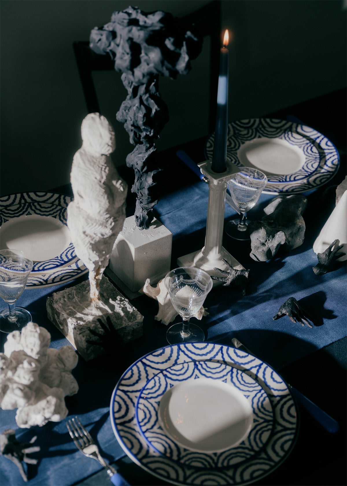 Blue Tabla Side Plate | Singles & Set of 4