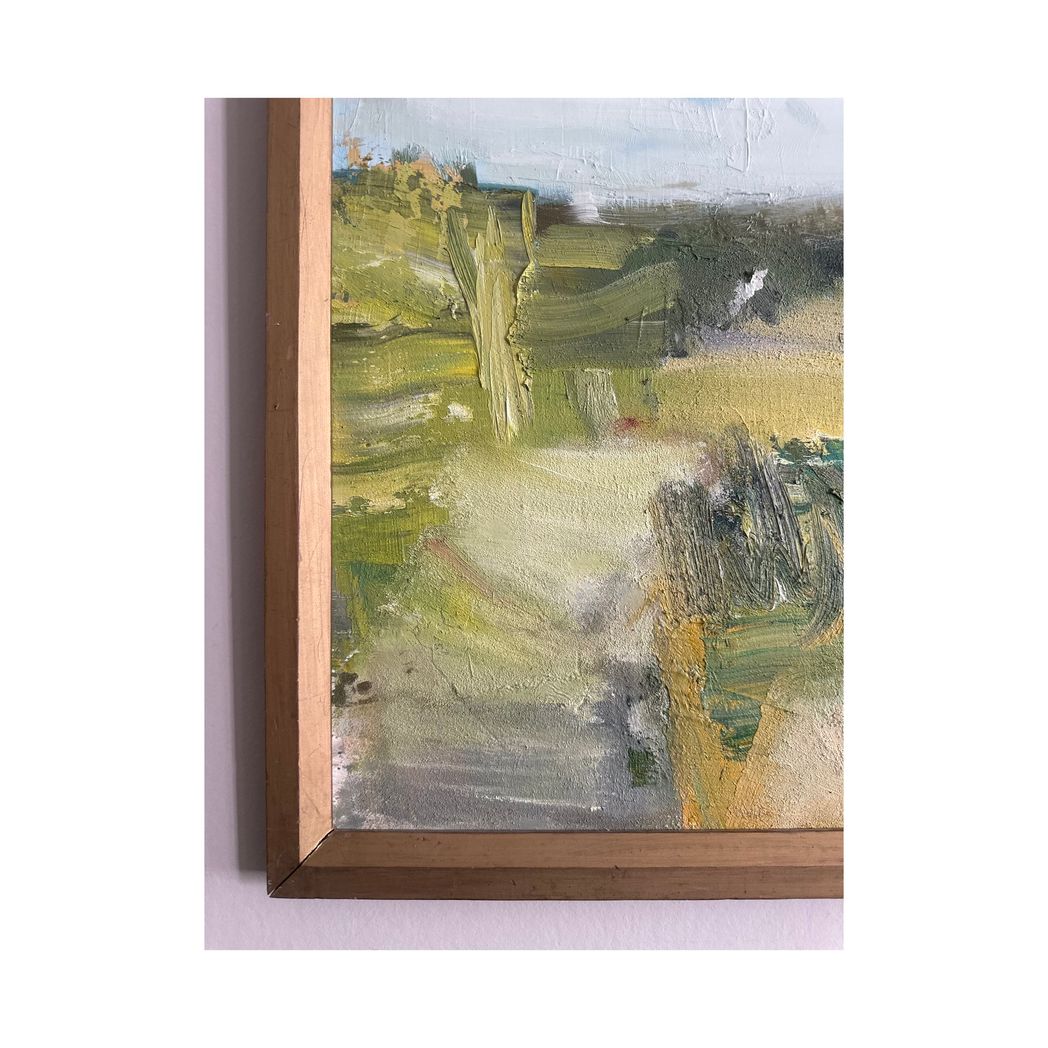 Abstract Island Oil Painting