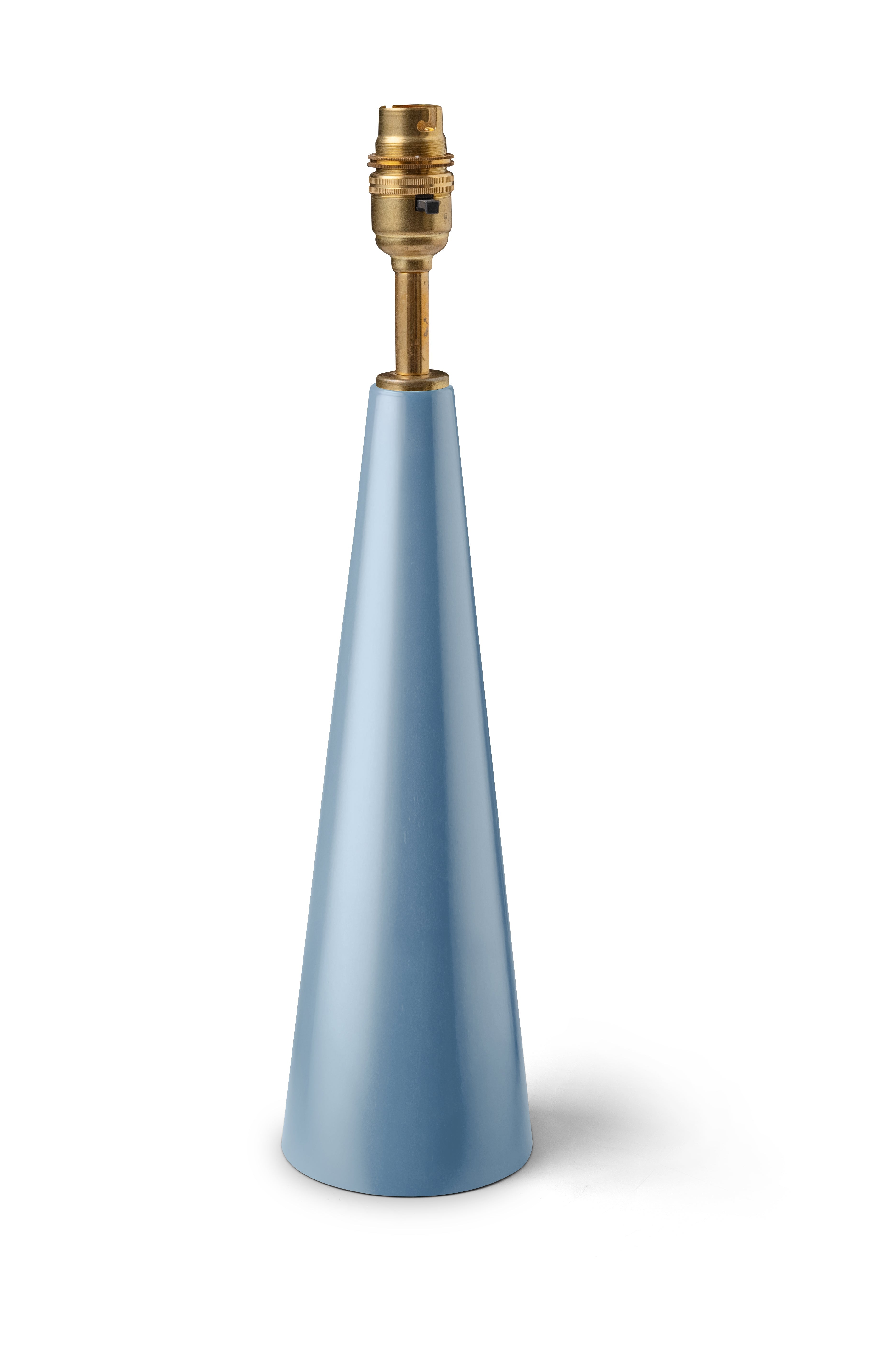 Strobe Conical Lamp Base | Blue