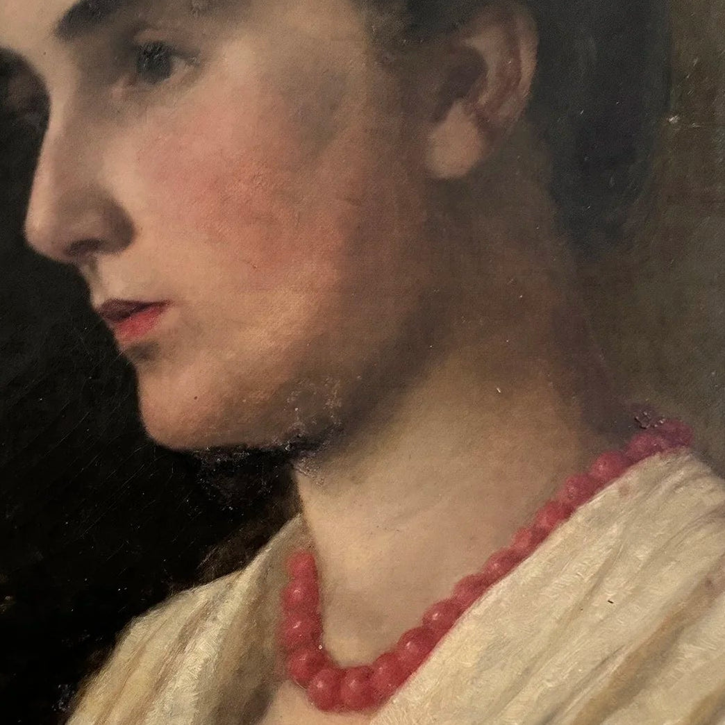 The Coral Necklace Oil Painting