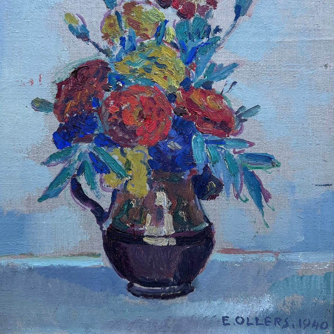 Jug of Flowers Oil Painting