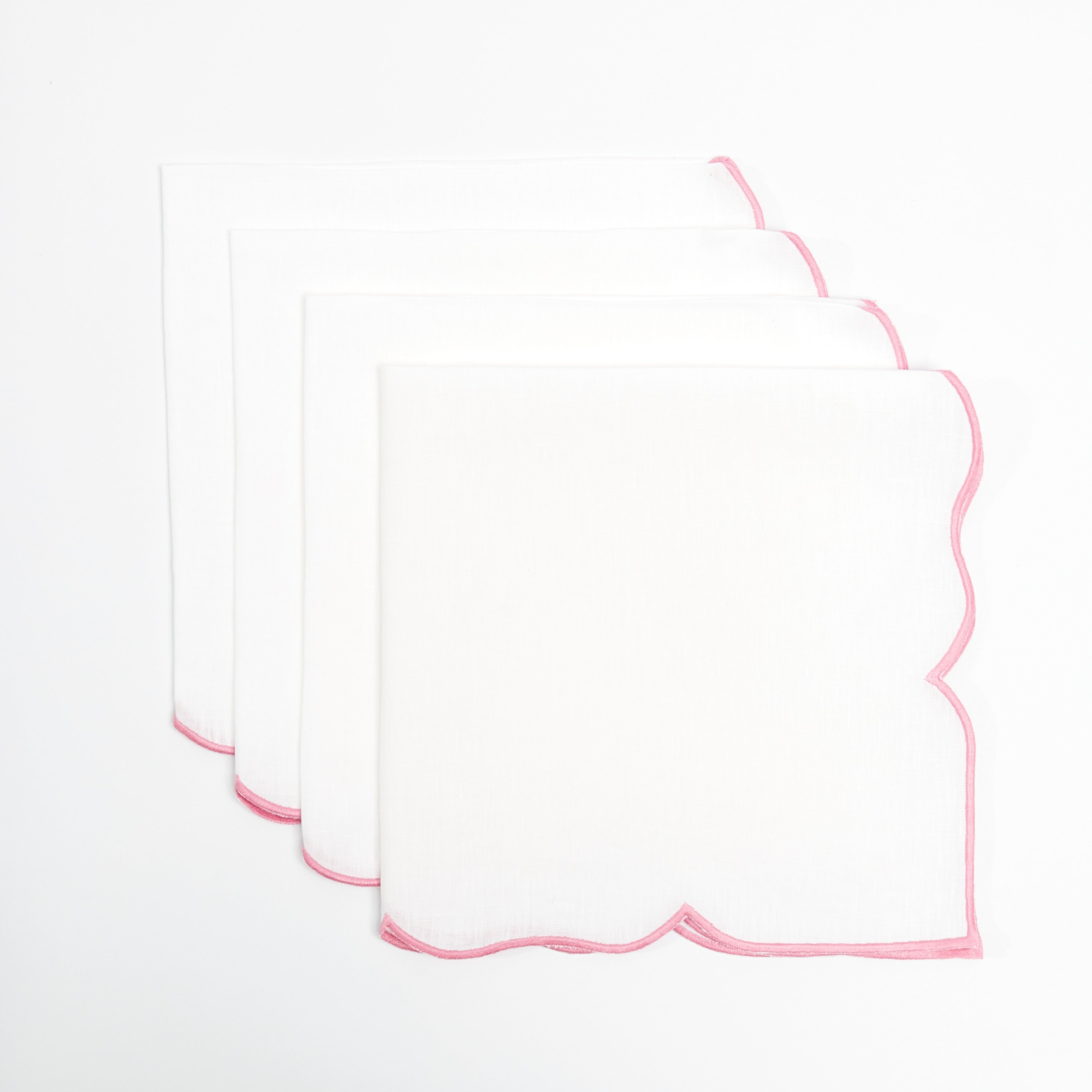 Pink Ava Linen Napkin (Set of 4)