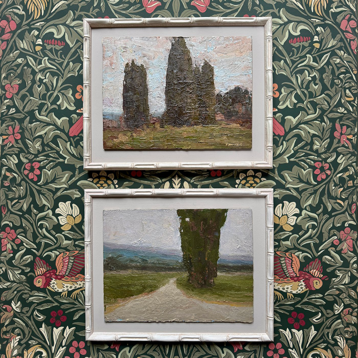 Evening Path Towards Knap Hill Oil Painting