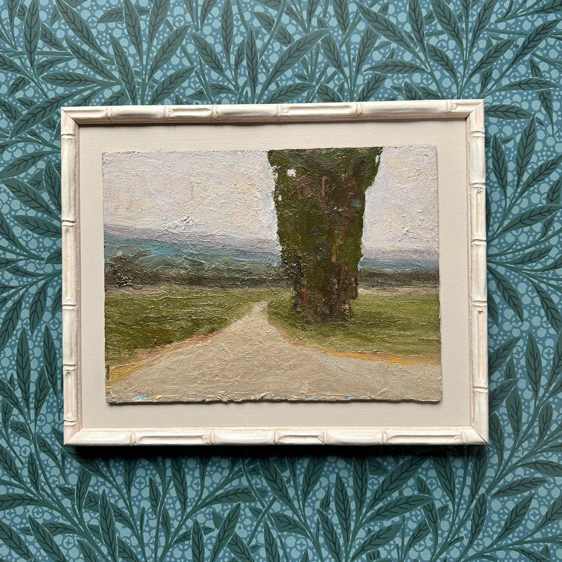 Evening Path Towards Knap Hill Oil Painting