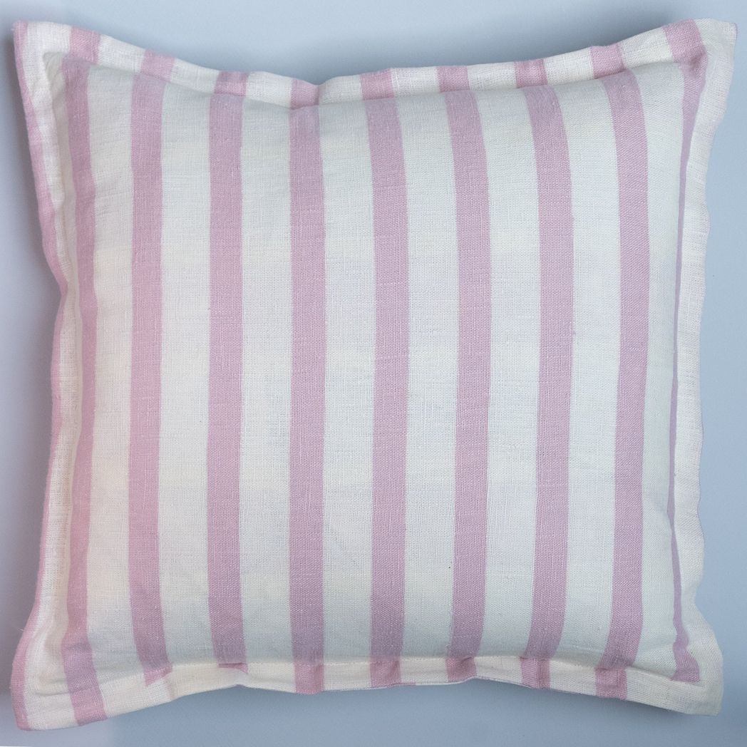 Lino Stripe Dusty Pink