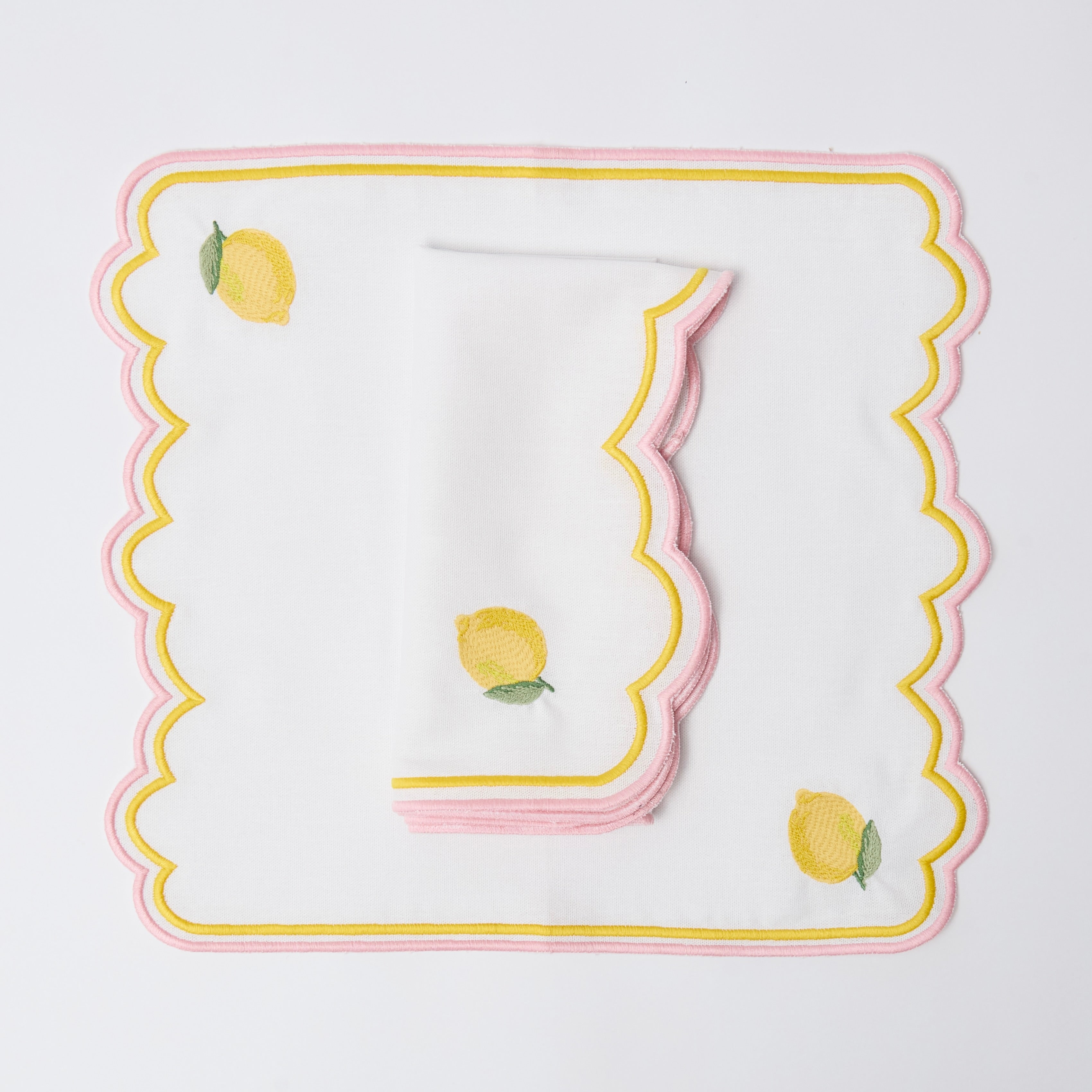 Sicilian Lemon Napkins (Set of 4)