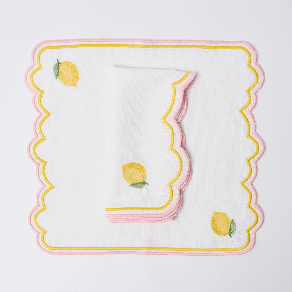 Sicilian Lemon Napkins (Set of 4)