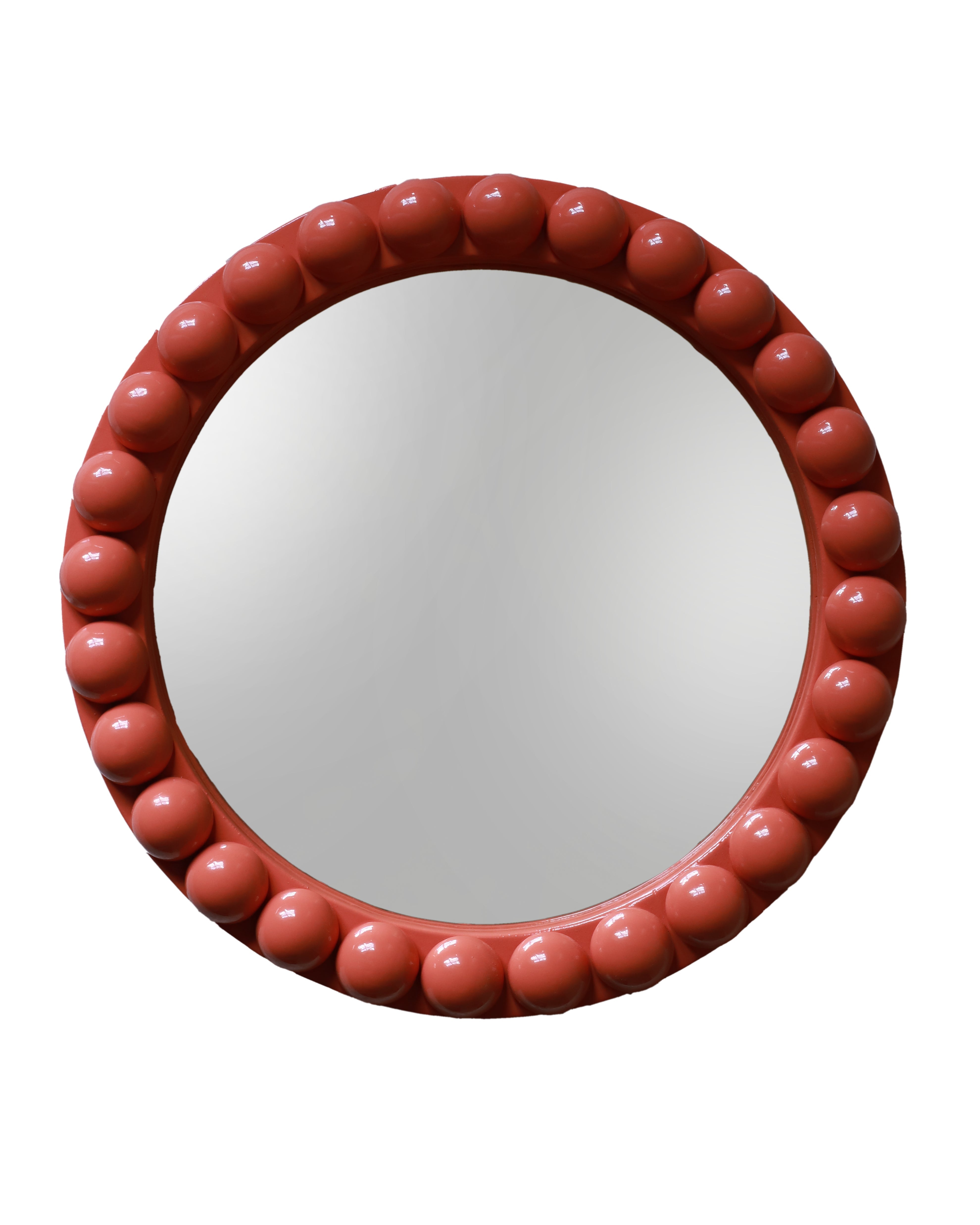 Round Over-Sized Bobbin Mirror