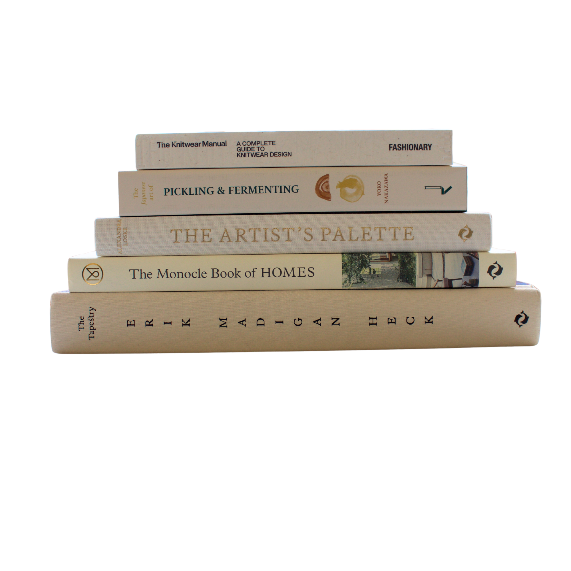 Cream Coffee Table Books
