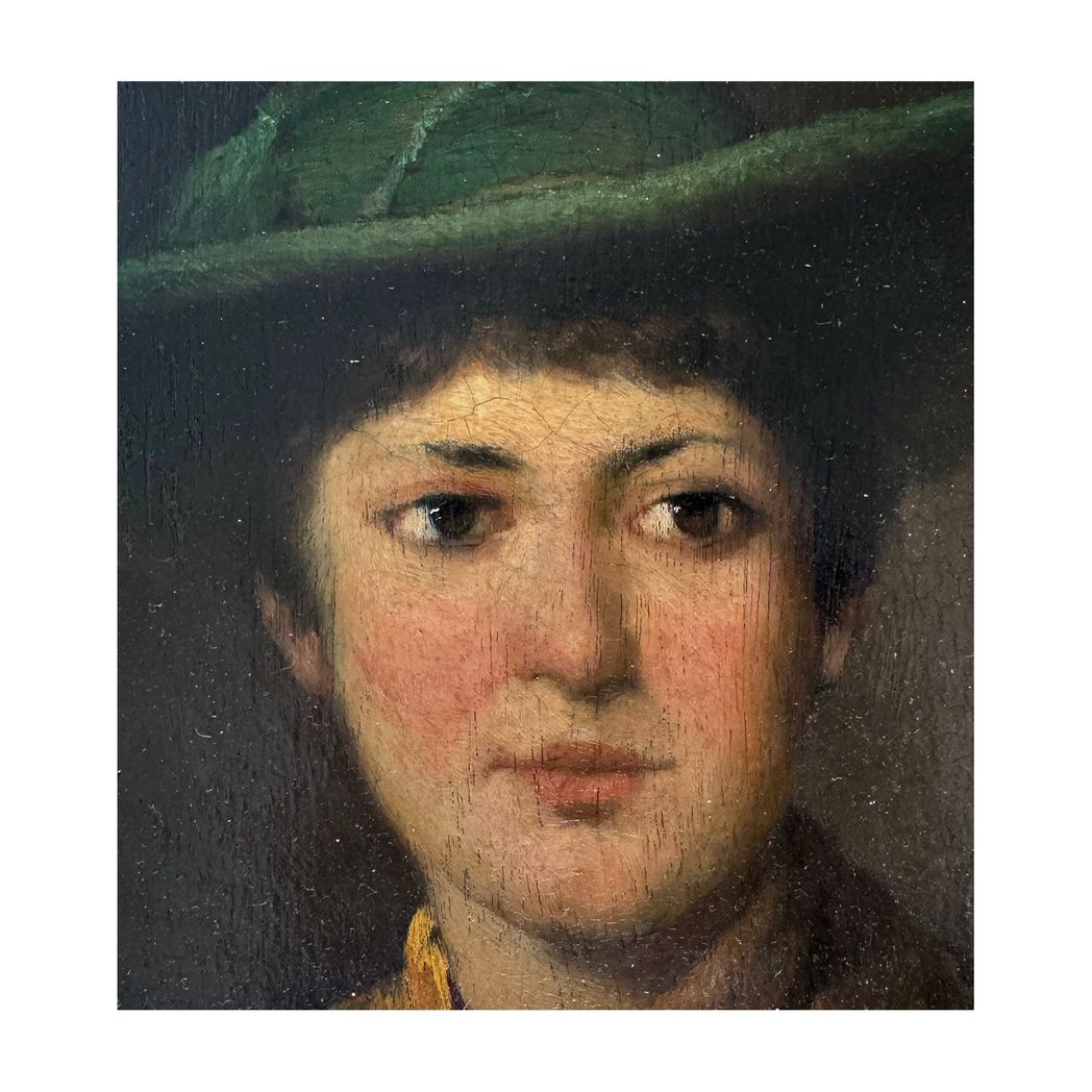 GIRL IN A GREEN HAT