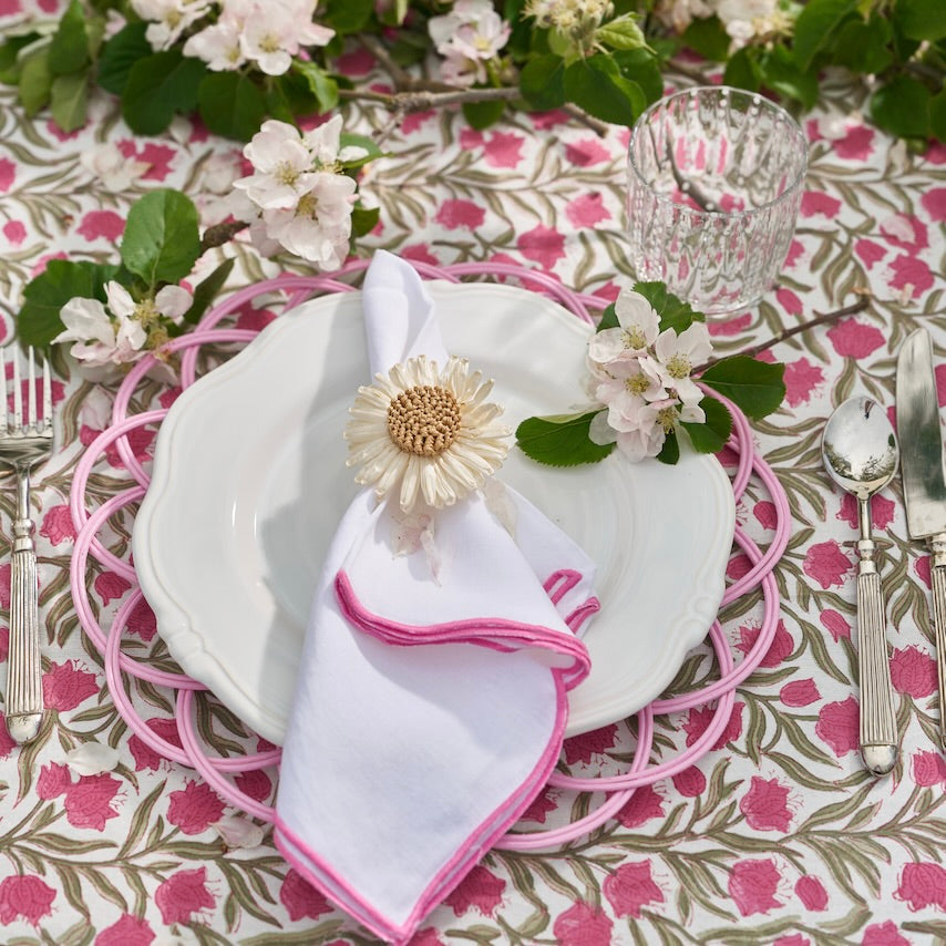 Daisy Napkin Rings (set of 4)