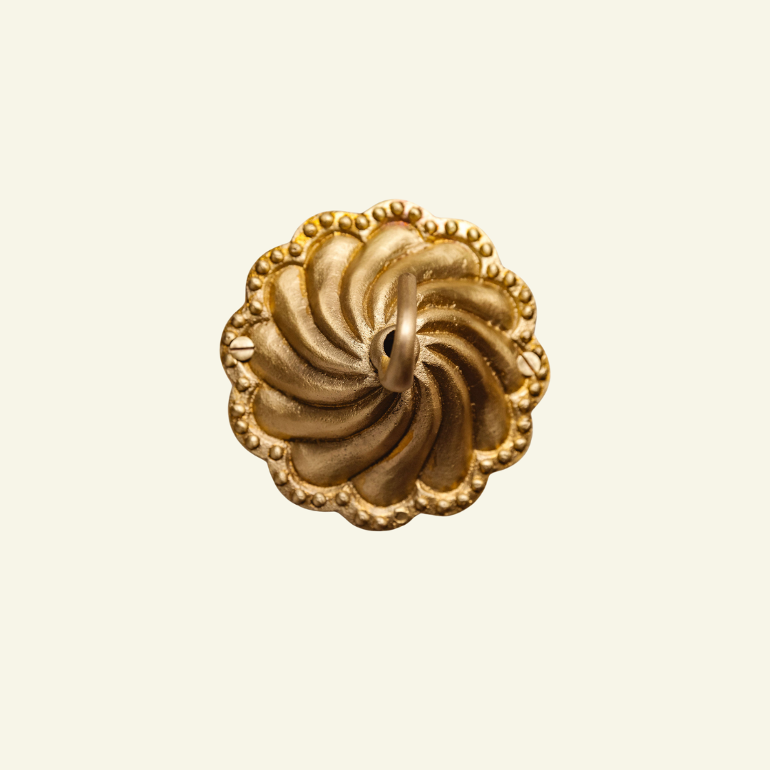 Shell Brass Ceiling Rose (Natural)