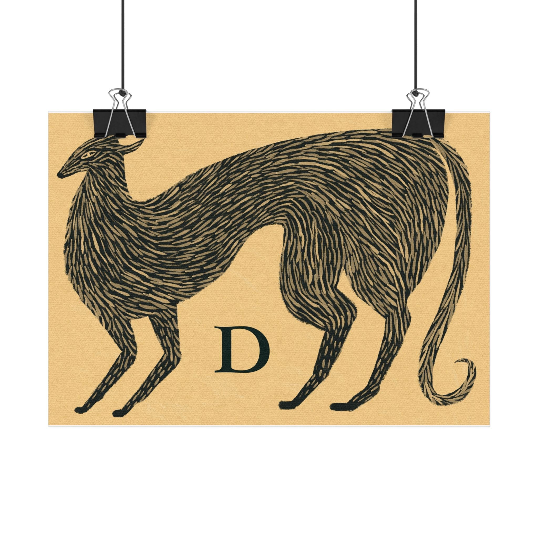 D for Dog Print