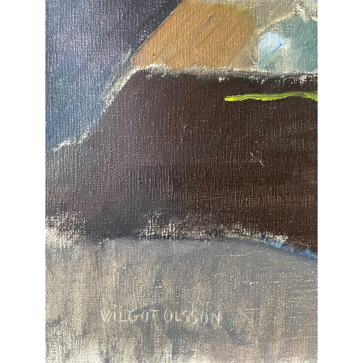 Still Life with Wine and Rose Oil Painting