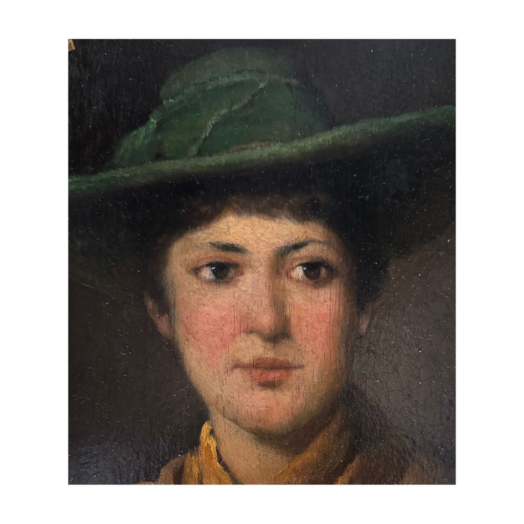 GIRL IN A GREEN HAT