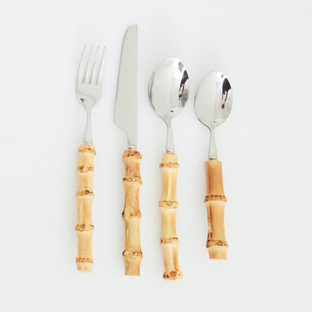 Natural Bamboo Cutlery (4 Pieces)