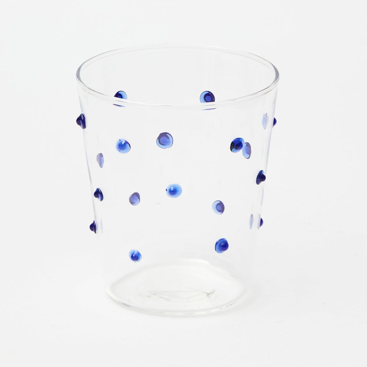 Blue Dotted Glasses (Set of 4)